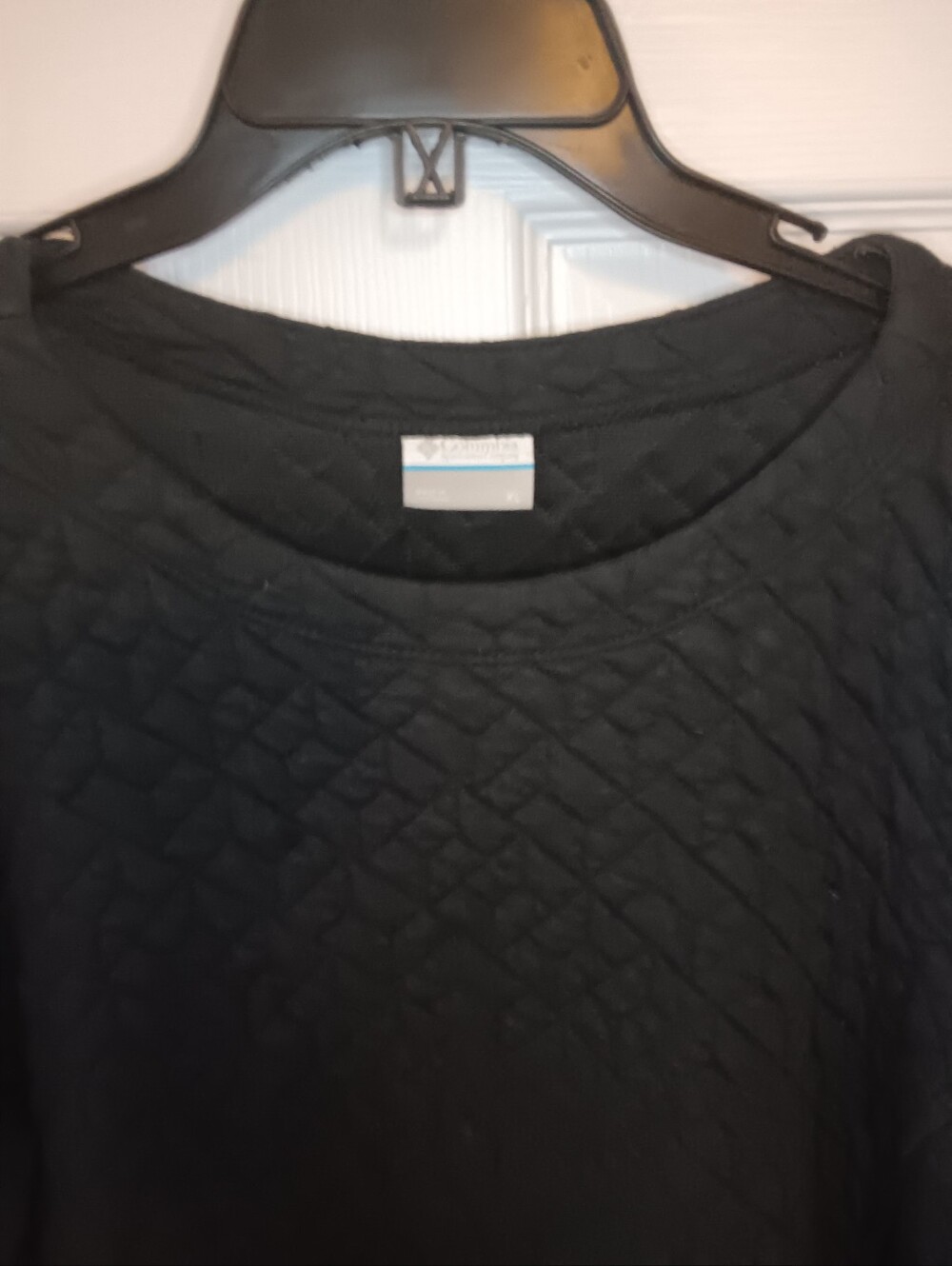 Columbia Womens Quilted Crewneck Pullover Top Sweatshirt - Picture 2 of 7